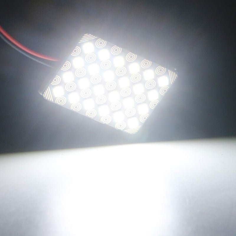 GLL Panel Interior Dome LED Reading Lights for Car Auto 2835 24-SMD White DC12V T10+BA9S+Festoon Adapter Pack Of 4 - Image 4